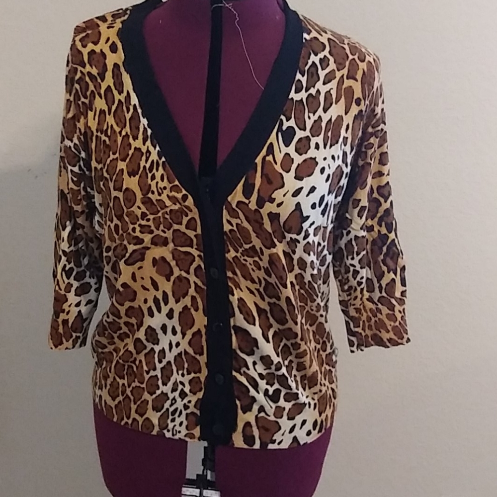 Leopard cardigan